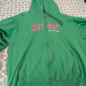 NWOT Zipper hoodie from Key West Florida.